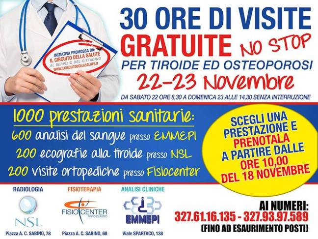 Ecografie gratuite Tiroide Roma